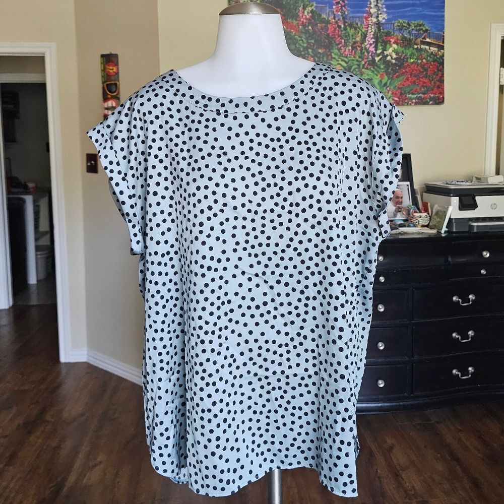 Ann Taylor Polka Dot Blouse